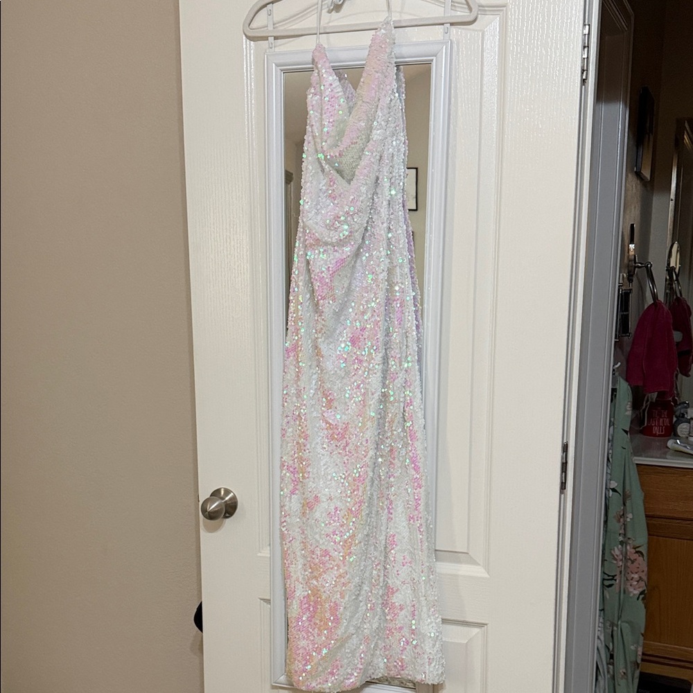 Fashion Nova Iridescent Sequin Dress